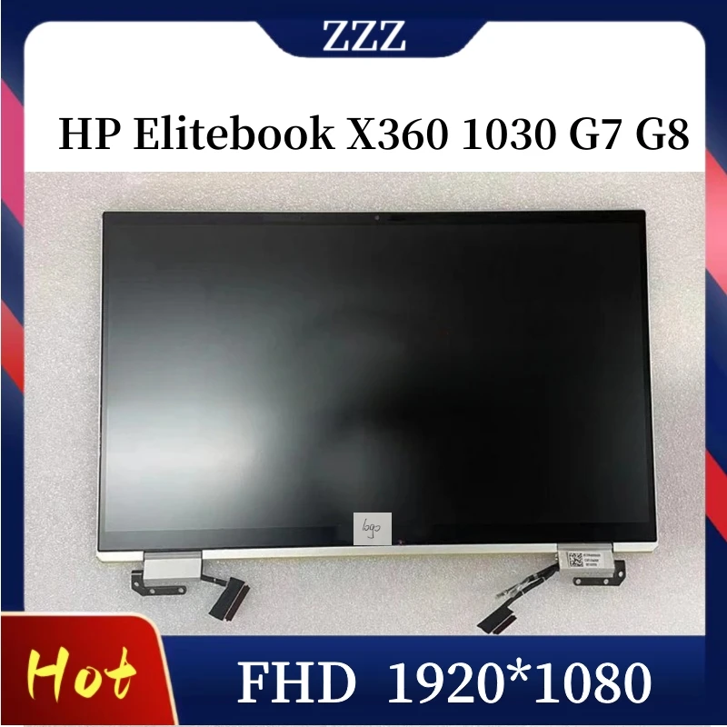 

For HP EliteBook x360 1030 G7 G8 FHD 1920x1080 LCD Touch Screen Digitizer Replacement Full Assembly With Hinges