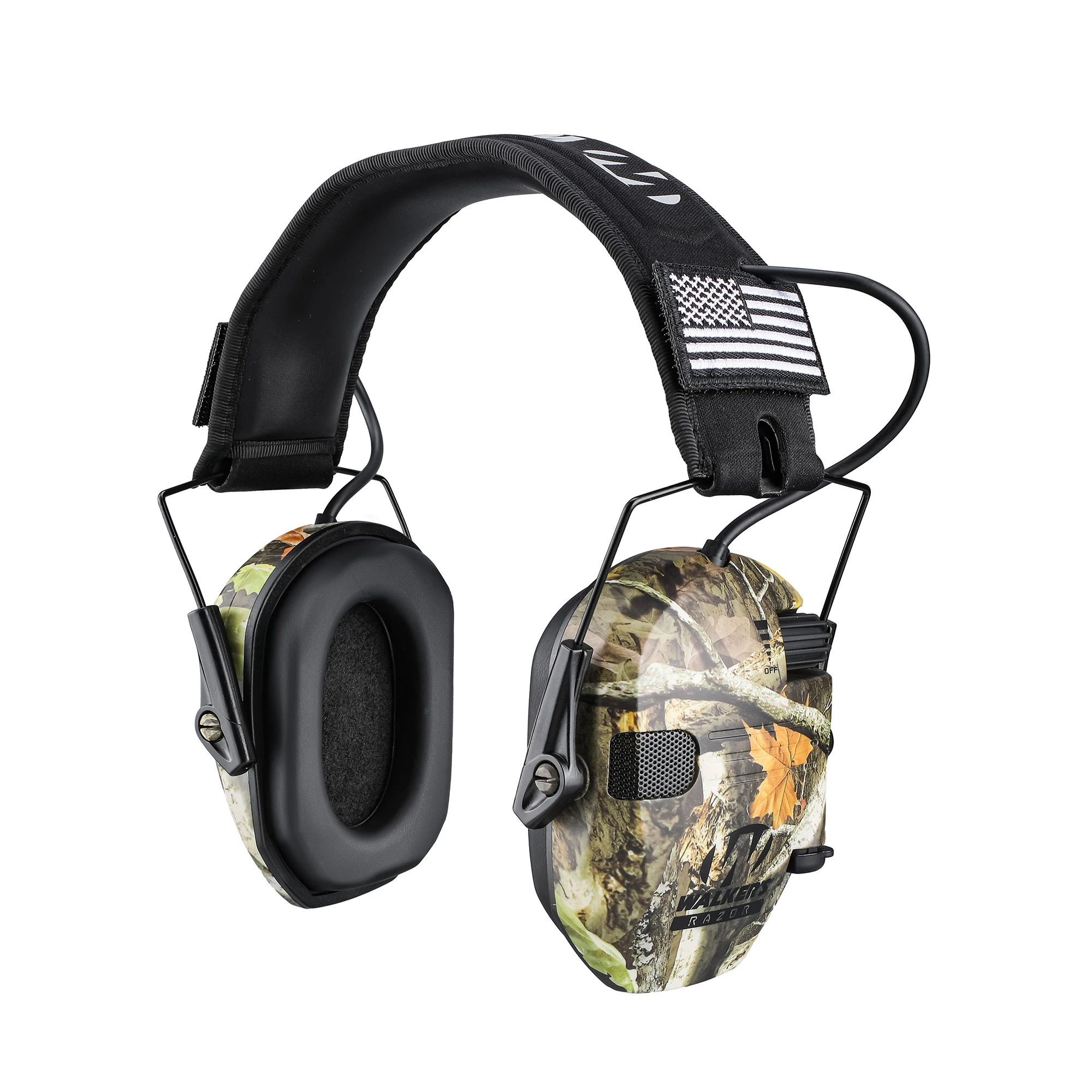 Шумоподавление для стрельбы, охотничьи электронные защитные наушники, складные наушники с усилением звука NRR 22 дБ, защита ушей