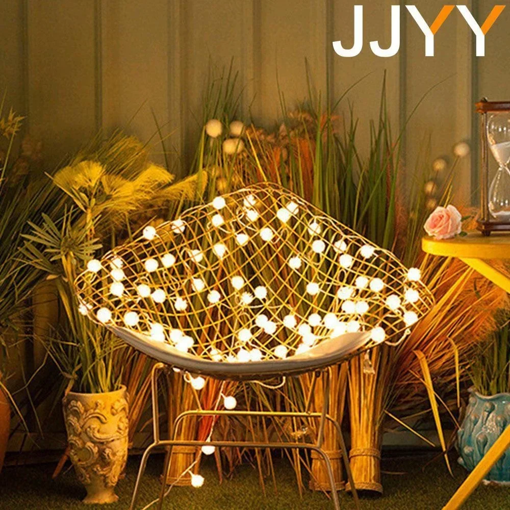 JJYY جديد رومانسية LED سلسلة أضواء 3M 6M 10M لعيد الميلاد مهرجان حفل زفاف حديقة الديكور في الهواء الطلق