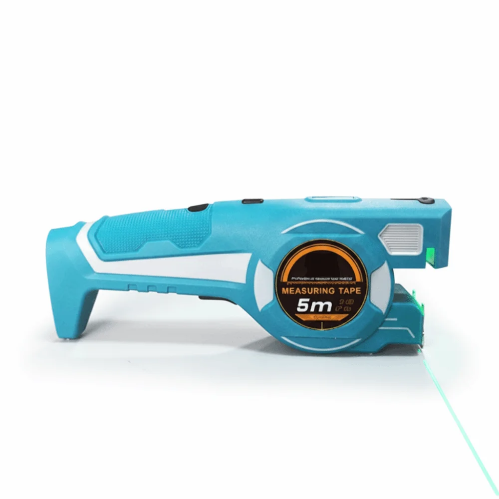 3-in-1 Laser Tape Measure High Precision Rechargeable Laser Distance Meter Retractable Professional Digital Laser Rangefinder