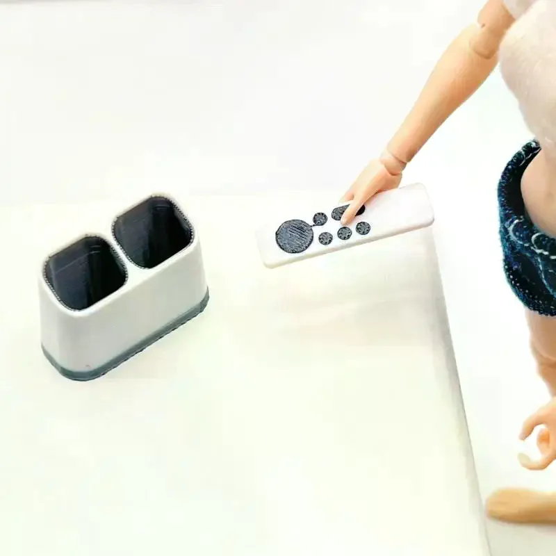 1 Set Mini Remote Control Box Model Home Dolls Micro Scene Accessory 1/12 Scale Dollhouse Miniature Surveillance Camera Decor