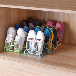 Zapatero multifunción creativo para niños, estante colgante de secado de zapatos, organizador de ahorro de espacio, 10 unidades por juego