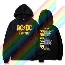 2024 neue übergroße wesentliche Männer ac europäische Tour DC Hoodies Frauen Thermal Sportswear lange Ärmel Unisex S-3XL cool