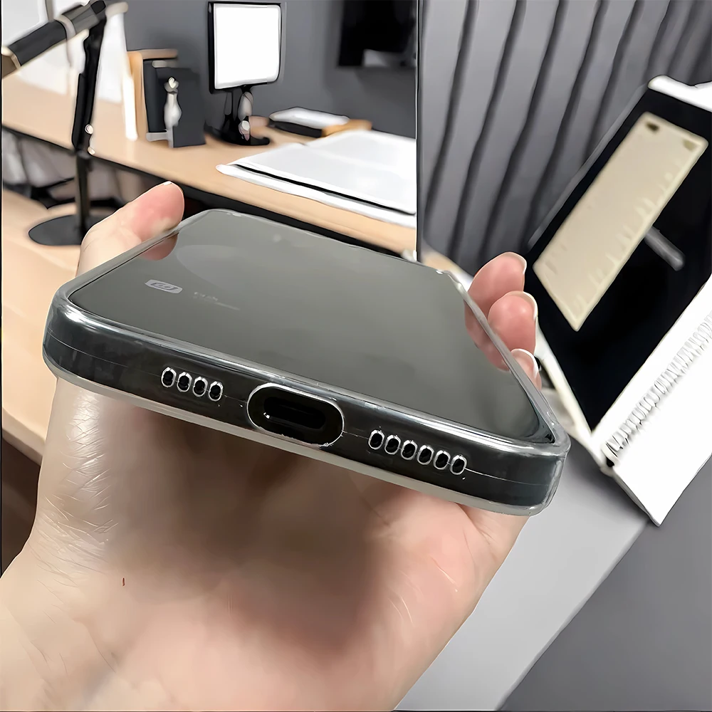 حافظة هاتف فضية مميزة على شكل قلب لهاتف آيفون 16 15 14 Plus 13 12 11 Pro Max X XS XR 7 8 Plus حافظة Funda غطاء ممتص للصدمات 16 15 #6