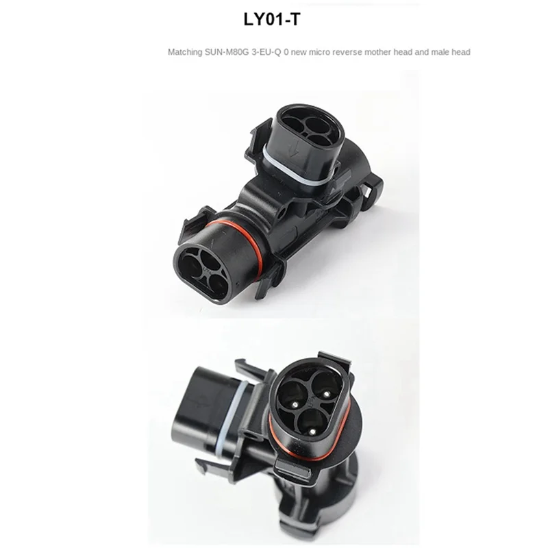 AK51-Solar PV Connector Plug Waterproof IP68 4000V 40A For Solar PV System Panel Parallel Protection Kit LY01-T