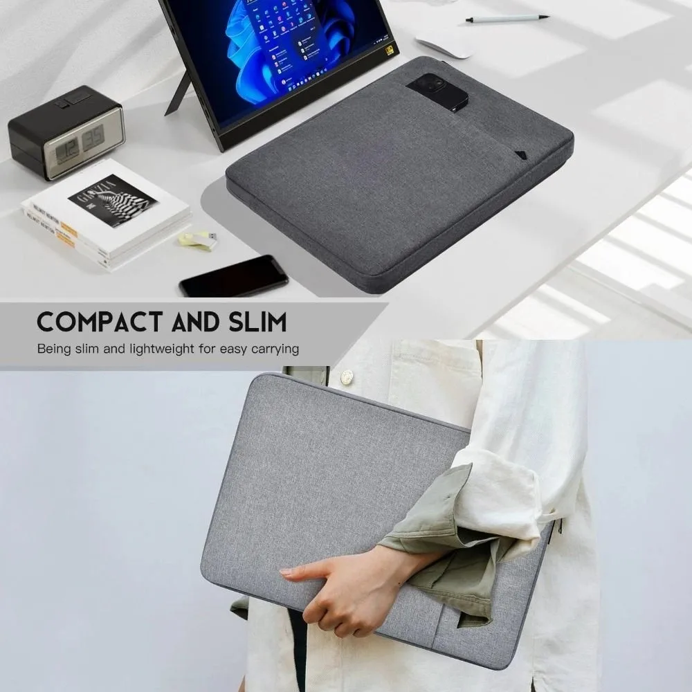 13.3/14/15 Inch Tablet Bag Shockproof Padded Shockproof Protective Pouch Portable Water-Resistant Laptop Sleeve Bag Travel