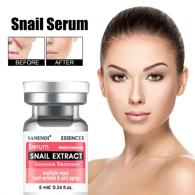 Siero di acido ialuronico con fiala a sei peptidi per il viso Dr Pen SNAIL ACNE Soluzione Riparazione idratante Cura della pelle Scatola coreana da 10 pezzi