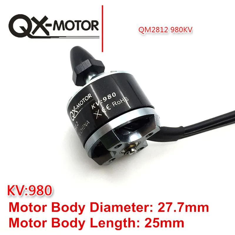 QX-Motor QM2812 2212 980KV CW CCW กันน้ํามอเตอร์ไร้แปรงสําหรับ F330 F450 F550 Multicopter RC quadcopter Drone มอเตอร์อะไหล่