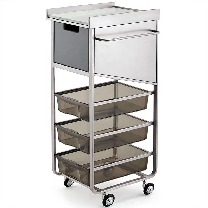 Great Foshan Factory Hot Sale Hair Salon Working Trolley