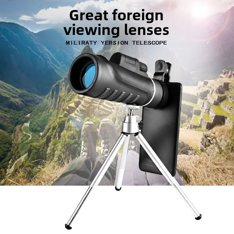 Telescope 40x60 Monocular Telescope Outdoor Camping Hiking Mountaineering Landscape Camera Special Professional Telescope