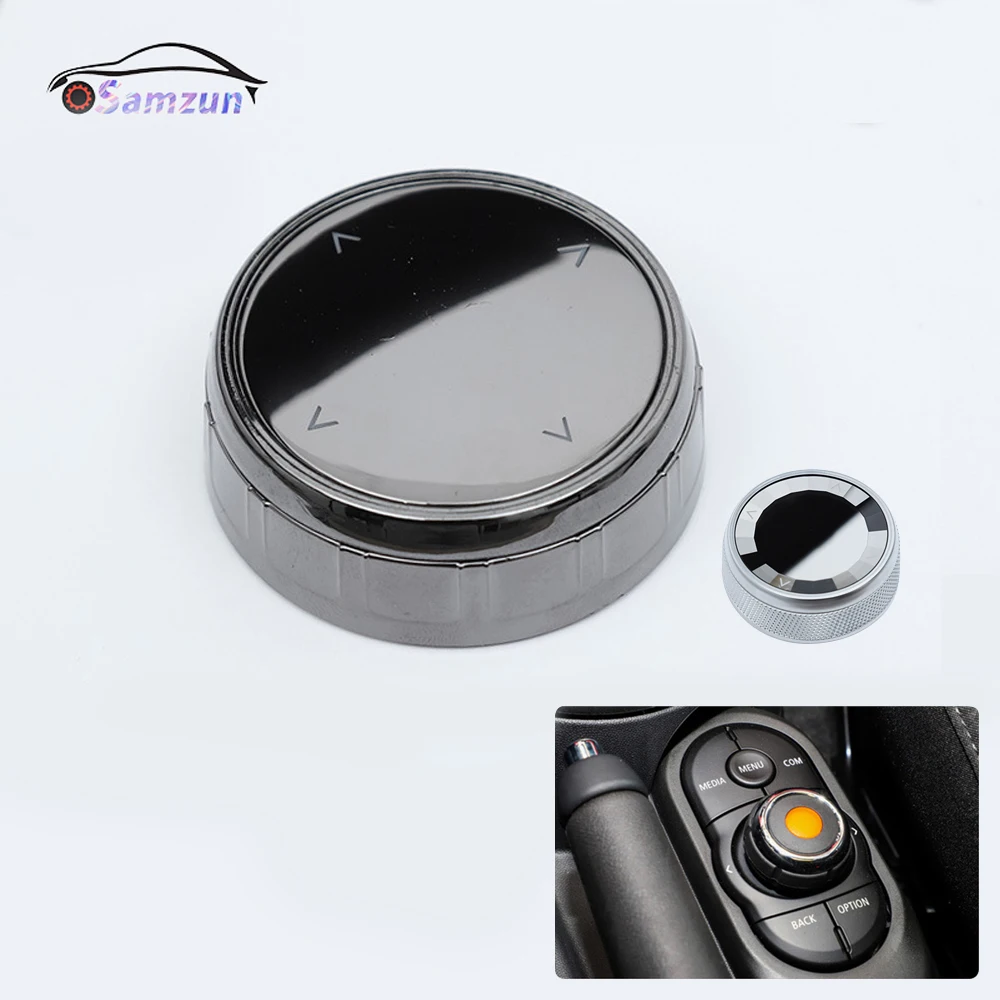 

For Mini Cooper S JCW F54 F55 F56 F57 F60 Car Accessories Interior Multimedia Button Knob Cover Multi Media Control Panel Case