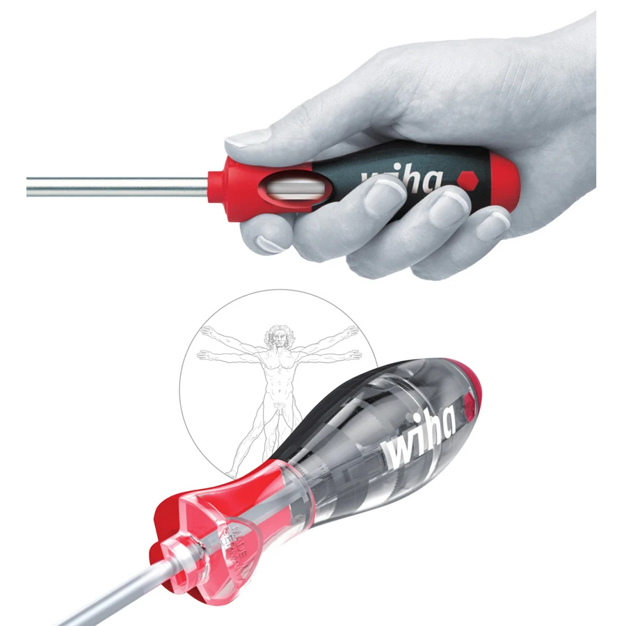 WIHA Magnetic Torx Screwdriver with T3 T4 T5 T6 T7 T8 T9 T10 T15 T20 Professional Grade Repair Tools NO.362