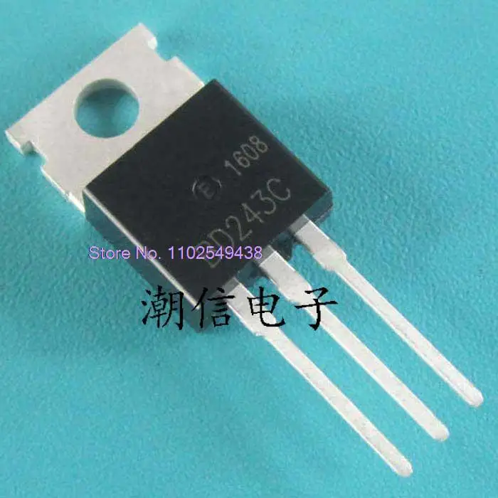 

20PCS/LOT BD243C 6A 100V