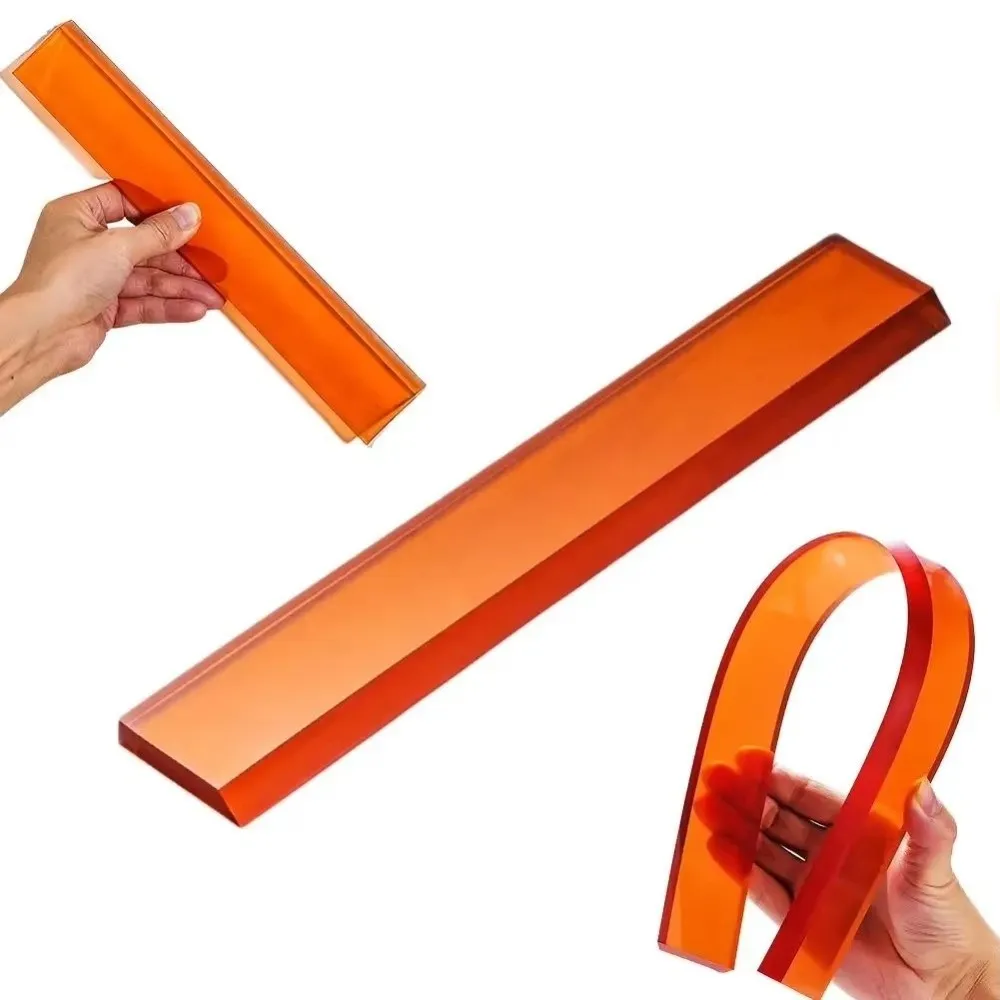 Durable 30/50cm Wall Scraper Putty Polyurethane Arc Scraper Putty Squeegee Spatula Plastering Tool Wall Plastering