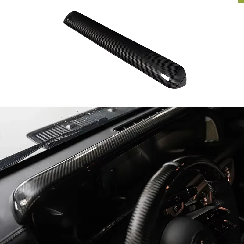 2019-2025 G Class W464 W463A Carbon Fiber Interior Central Control Display Screen G500 G63 G550 G450 W465 Dashboard Cover