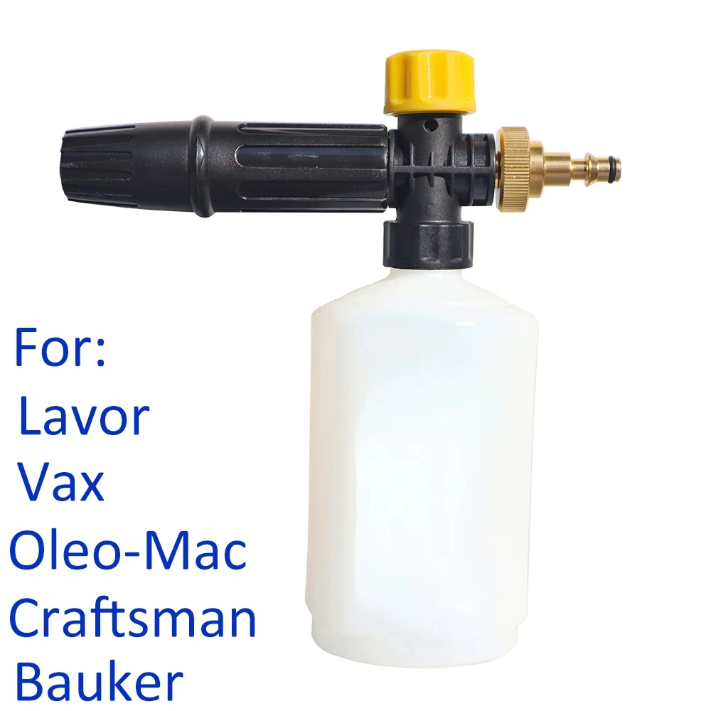 

High Pressure Soap Foamer Snow foam lance car clean foam wash nozzle foam maker for Lavor Vax Bauker Lavorwash Pressure Washer