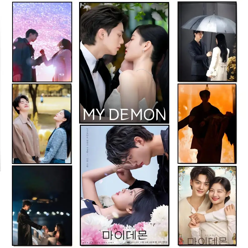 Korean Fantasy Romance Drama M-My D-Demon Poster Poster HD  Waterproof Wall Sticker Bar Living Room Decor Gift