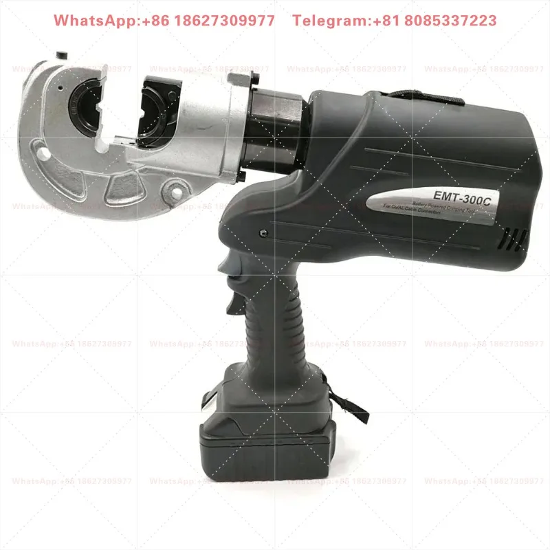 EMT-300C 11 sets dies Li-ion Battery Cable Lug Crimp Tool Power Crimper Hydraulic Crimping Plier