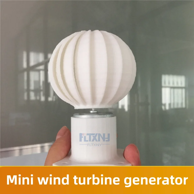 

Hemispherical Vertical Axis Micro Wind Turbine DC Mini DIY Technology Manufacturing Materials