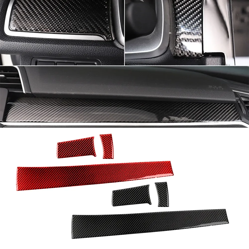 

Civic CD trim carbon fiber sticker For Honda 10 tenth generation Civic frame car interior modification accessories