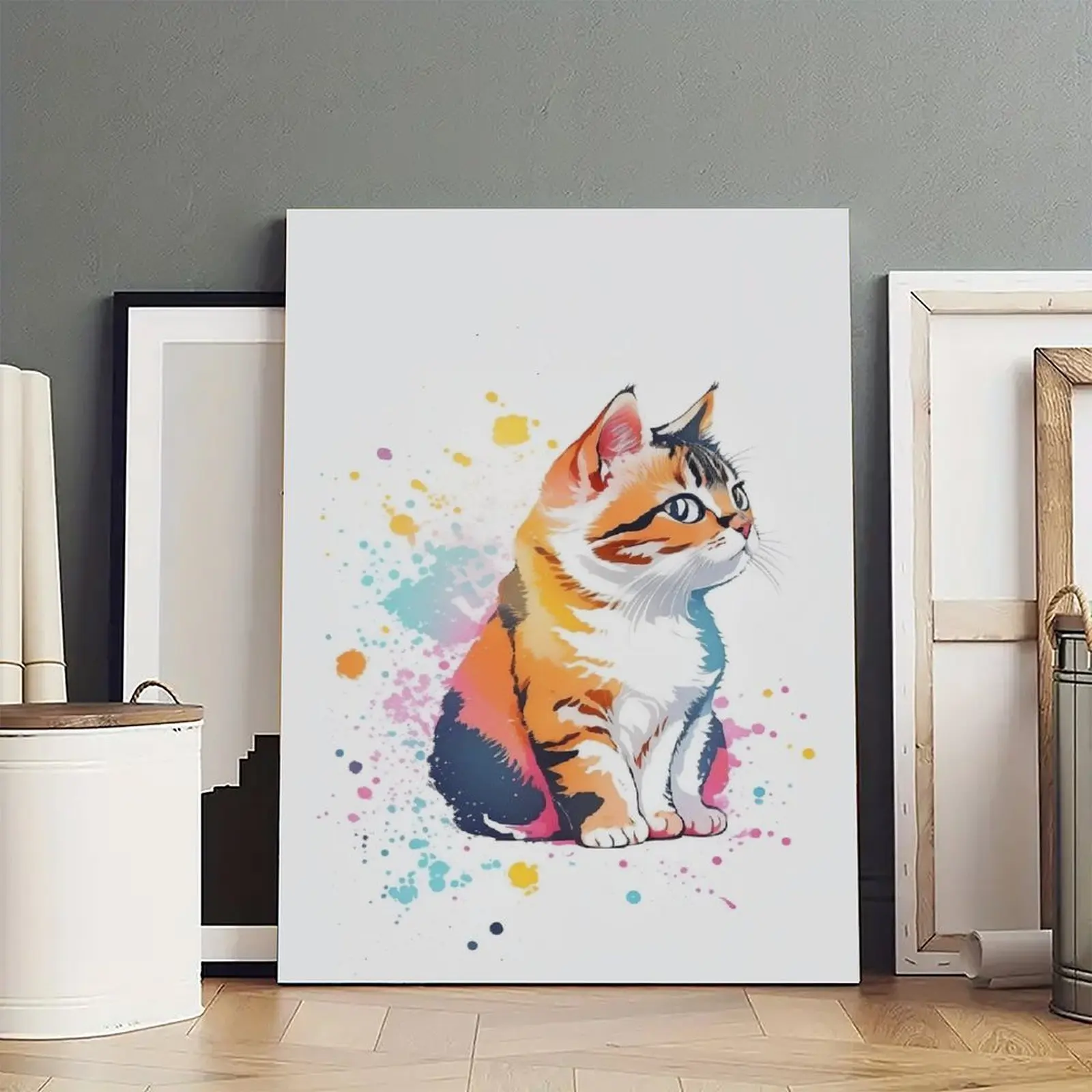 Inkjet Canvas Painting Living Room Canvas Living Room Dining Room Painting High-end Small Fresh