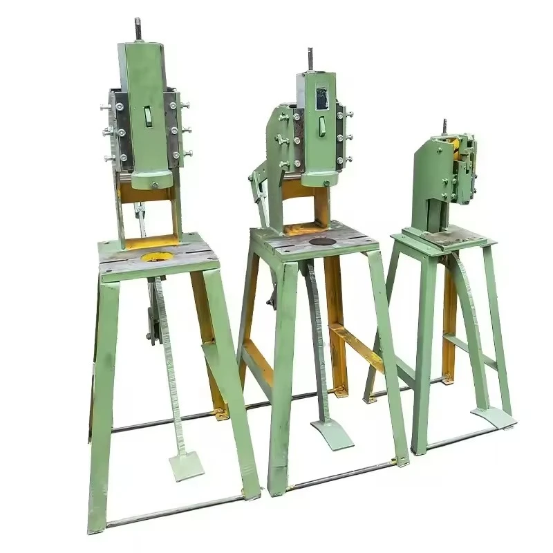2026 Fabric 0.8T 3T 5T Foot-Operated Shoe Eyeleting Press Practical Mini Pedal Punch Press Manual Eyelet Punching Machine