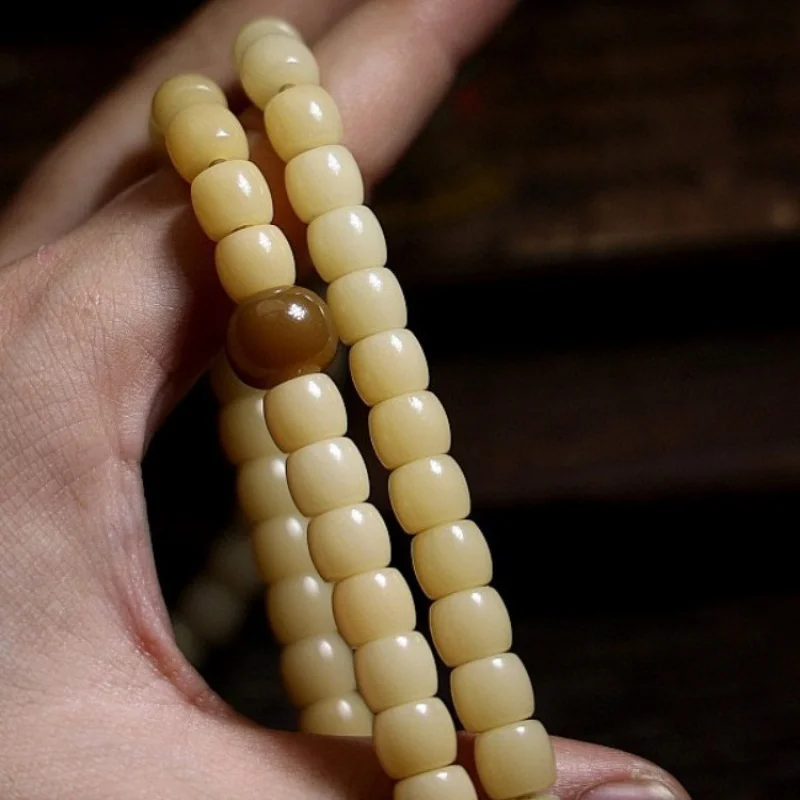 High-End. Original Ecological Root Buddha Beads 108 Men's Weathering Seed Female Bracelet