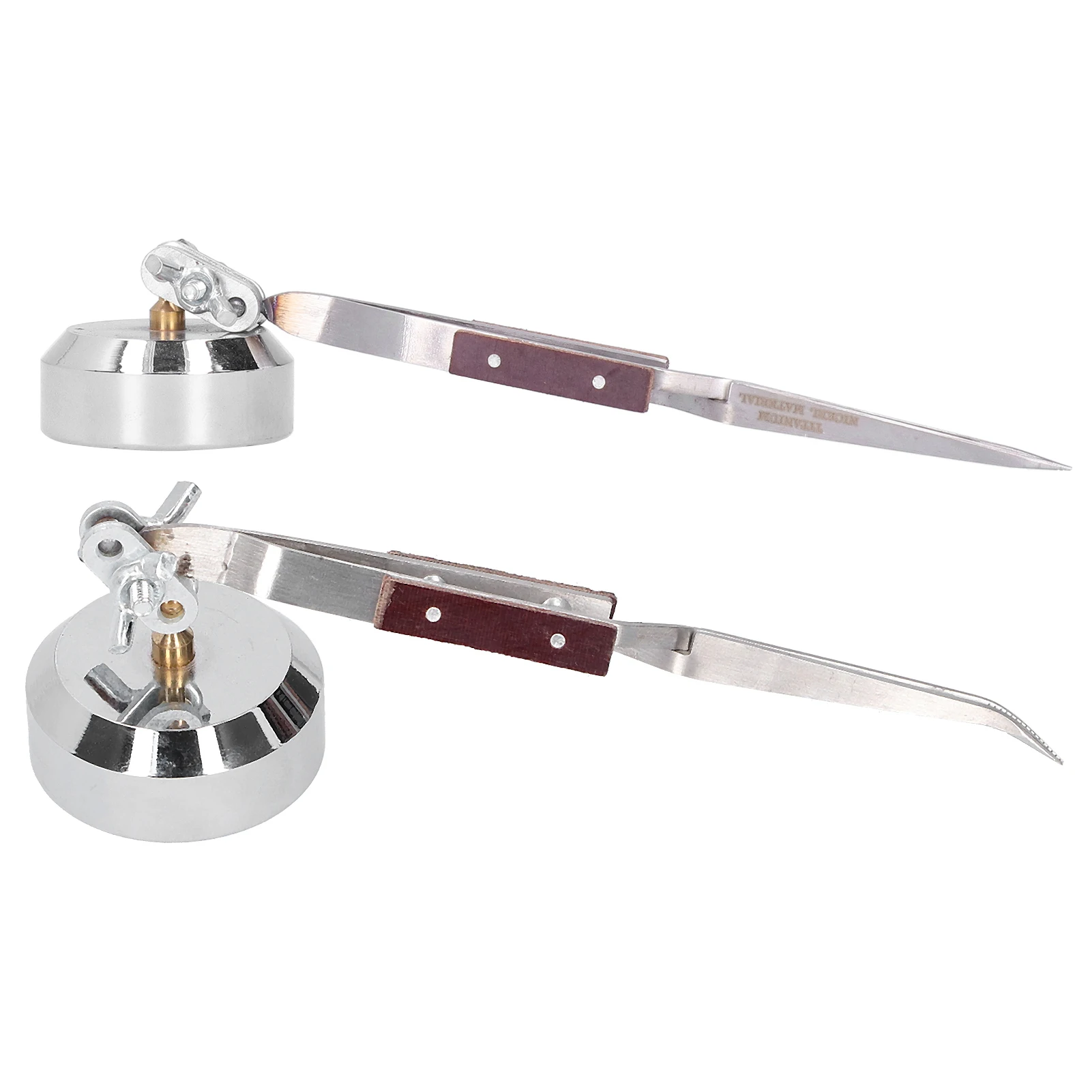 Third Hand with Locking Tweezer Metal Third Hand Base with Tweezers  Soldering Clamp Hardware Jewelry Tools Jewelry Tools