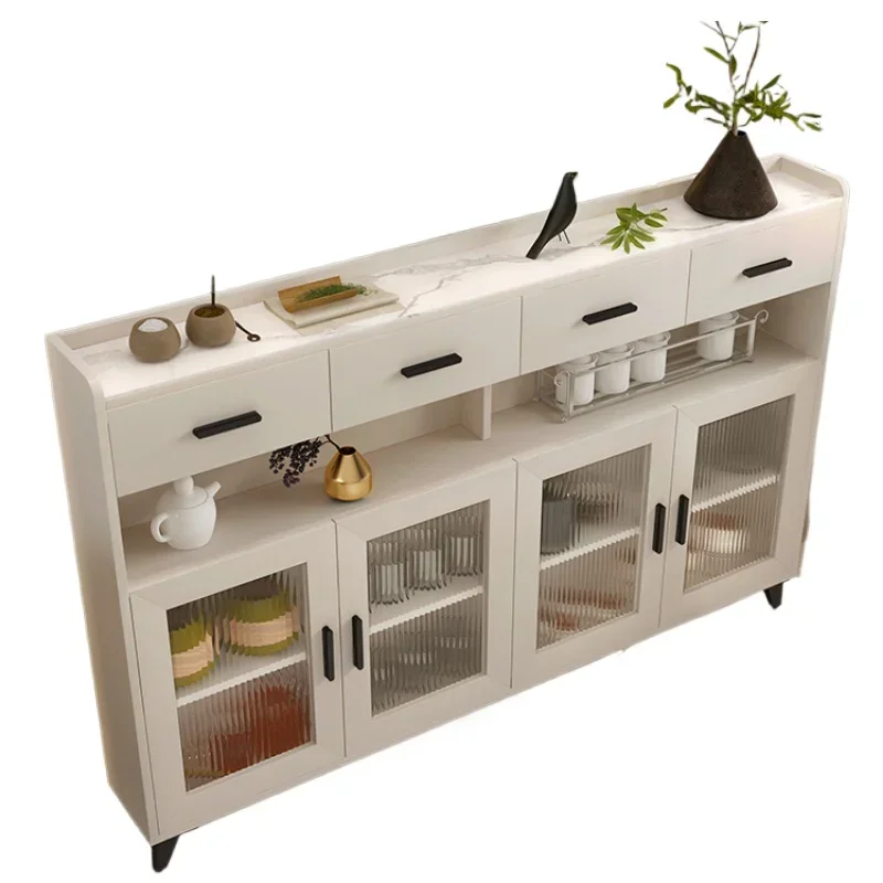 ZF rock slab dining side cabinet ultra-thin kitchen storage tea storage storage wine cabinet