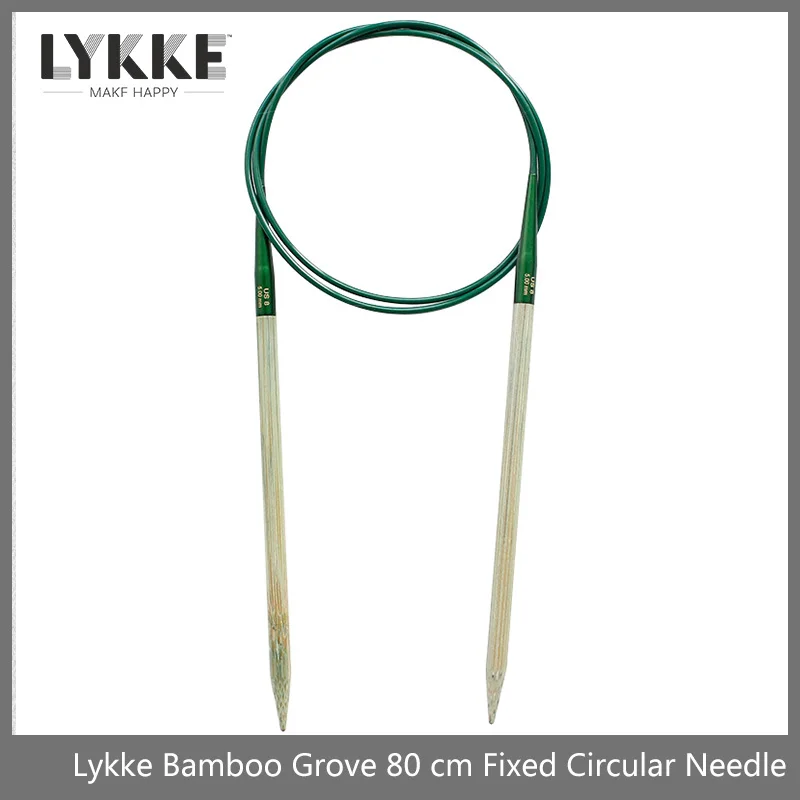 1 piece Lykke Bamboo Grove Fixed Circular Needles 80cm (32