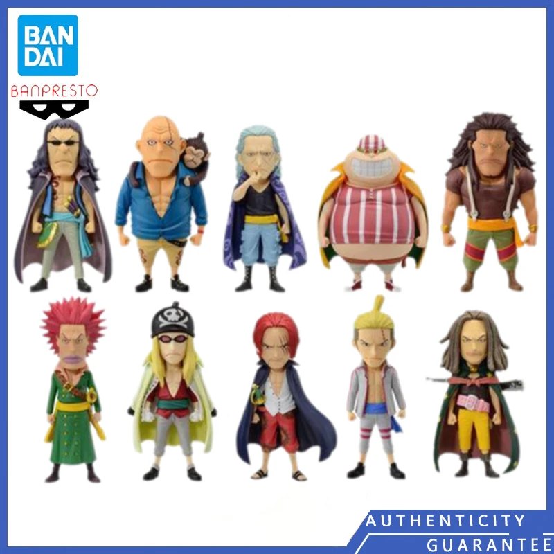 

[In stock] Bandai BANPRESTO WCF PREMIUM Limited Red Hair Pirates Shanks Ben Bekkuman Yasopp Anime Cartoon Model Toy Gifts