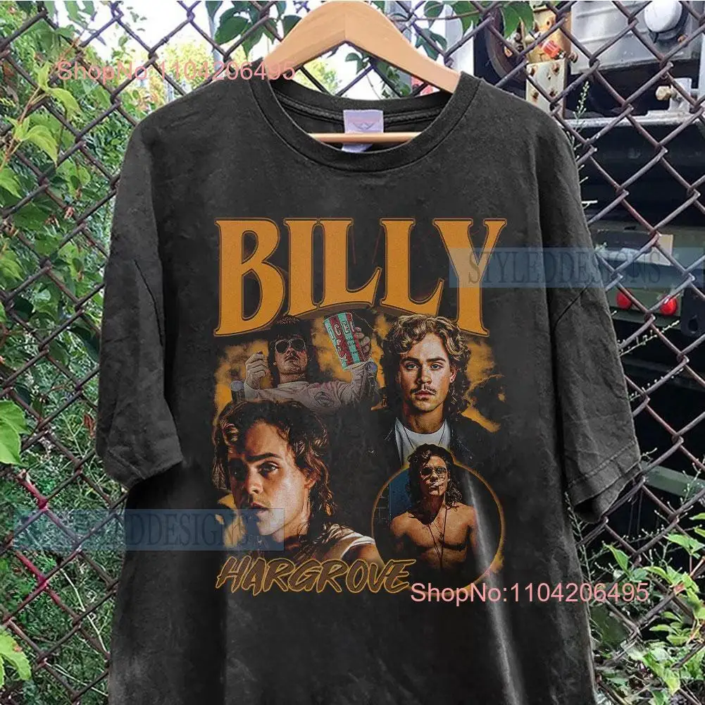 Billy Hargrove T Shirt Dacre Montgomery Oversize Christmas Vintage 90s long or short sleeves