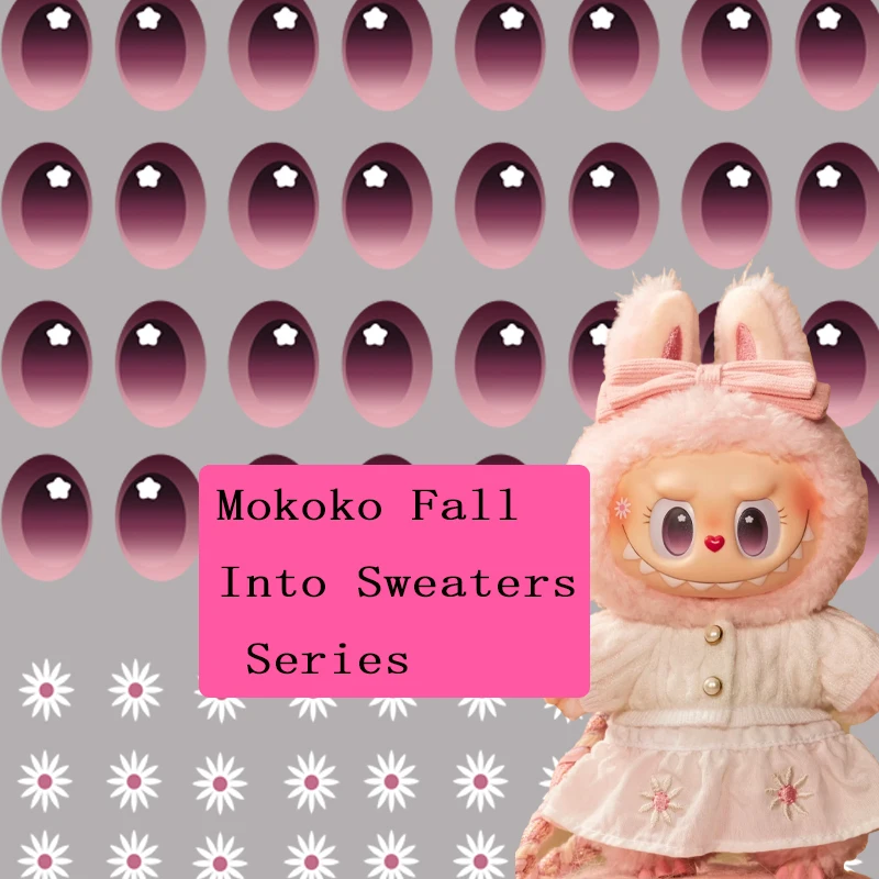 

1-11pcs Labubu Eye Stickers New Limited Edition Mokoko Fall Into Sweaters Series Customized Same Style Diy Modified Eye Stickers