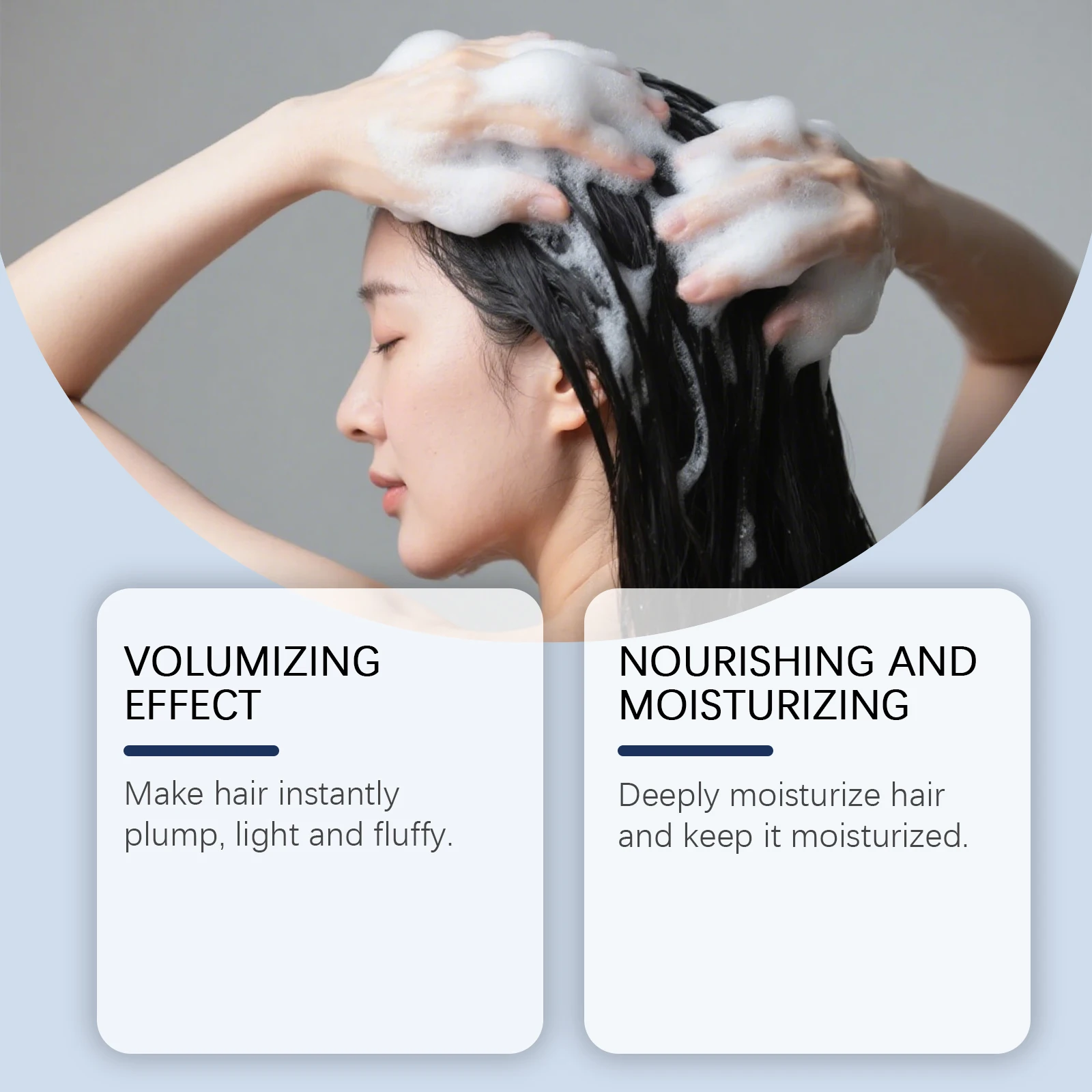 Multi-Peptide Hair Shampoo Hair Regrowth Cleansing Scalp Dandruff Strengthen Root Restore Damaged Nourishing Anti Loss Shampoo