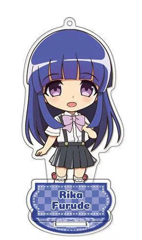 Charm Fans Gifts Higurashi When They Cry Double insertion Acrylic Stand HD Cute Figure Anime Toy Desktop Ornament About 10cm+6cm