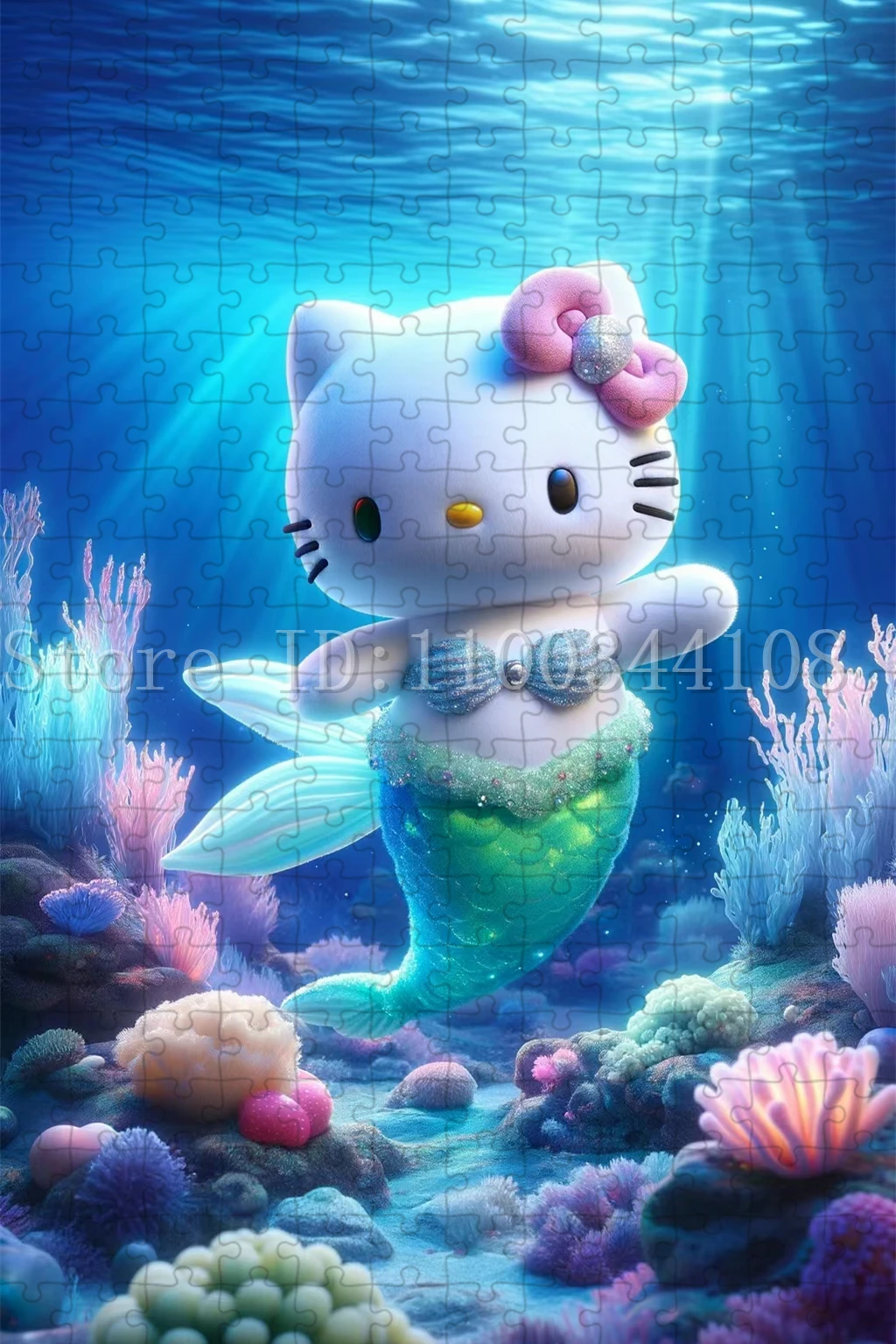 Sanrio Hello Kitty Jigsaw Puzzles for Children Intelligence Game Toys Training Observation Endurance Handmade Toys & Hobbies