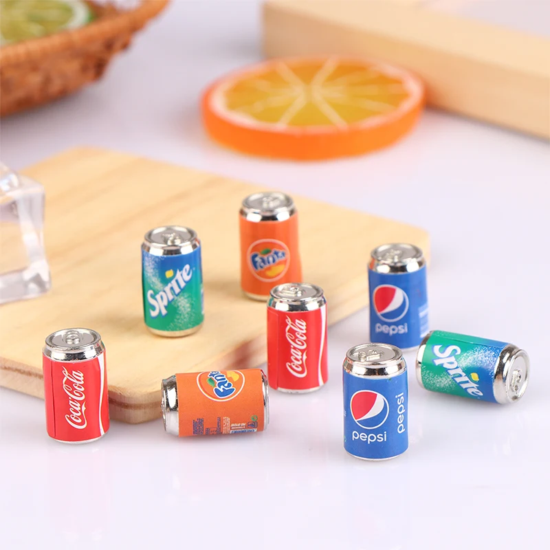 4Pcs Miniature Simulation Drink Dollhouse Food Toys Dollhouse Beverage Shop Scene Toy