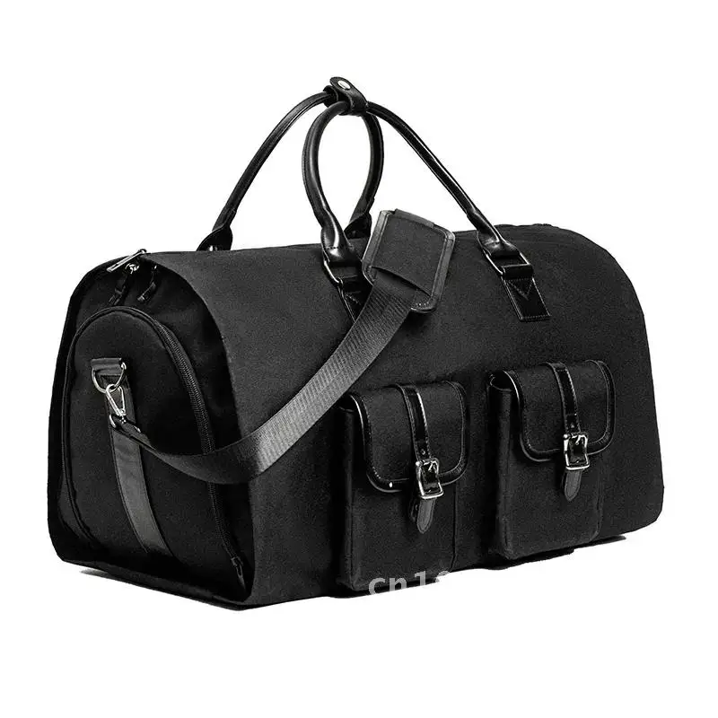 

Designer Large Capacity Luggage Travel Shoulder Bag Folding Business Carrying Handbags Oxford Totes Men Bags Hanging Convertible