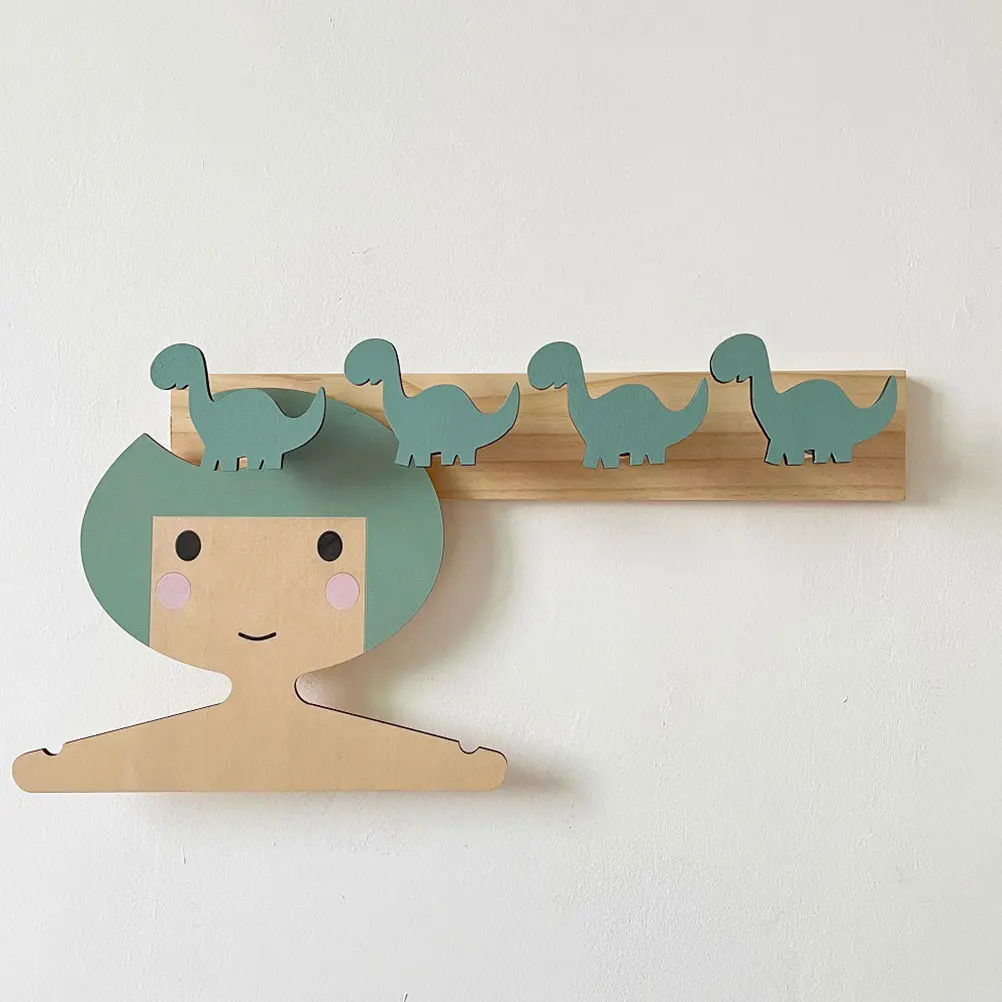 

Coat Hanging Rack Wall Mounted Hat Coat Hook Dinosaur Entryway Rack Key Holder For Wall Clothes Bedroom Handbag Storage Hook