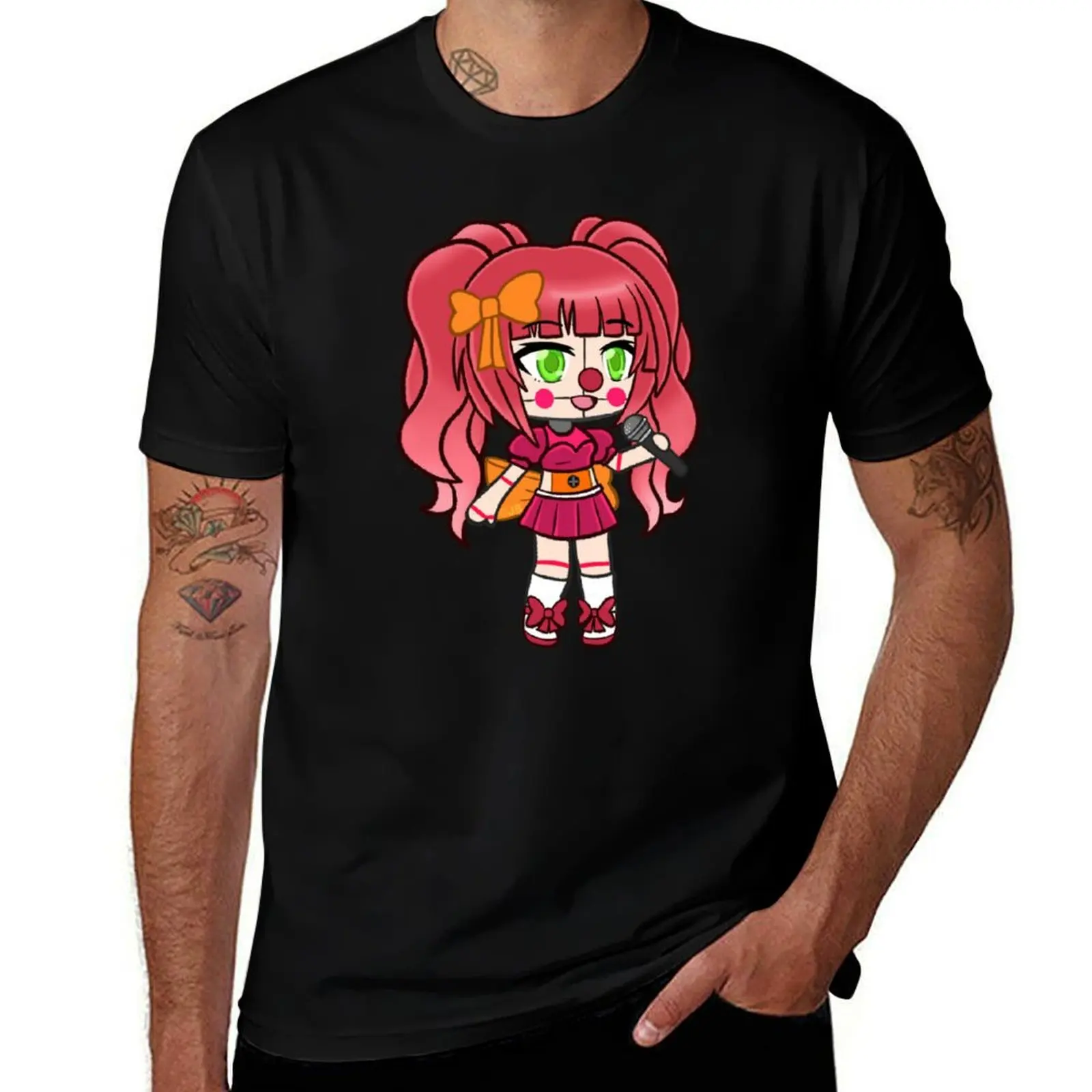 

Circus Baby Gacha T-Shirt vintage valentines clothes topping t shirts for men