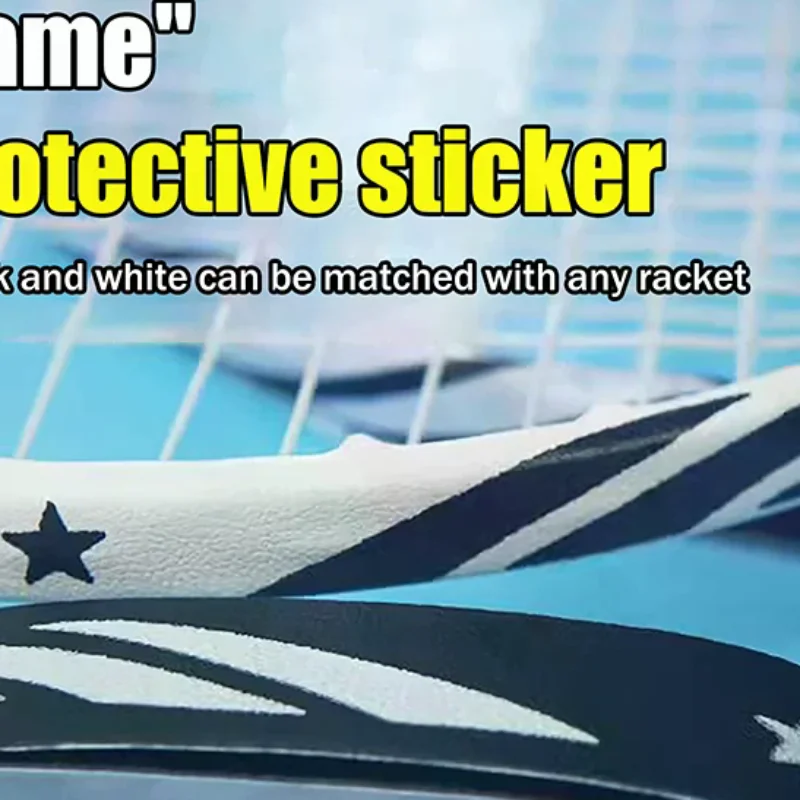 10Pcs Badminton Racket Head Edge Protector Tape Self Adhesive Anti Paint Off Wear Resistant Sport Badminton