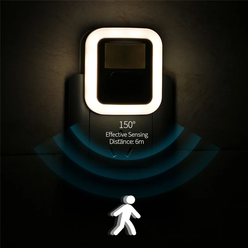 

A36T-Switch LED Night Light PIR Motion Sensor Smart Night Lamp With Wireless Remote For Stair Corridors Durable Easy Install EU