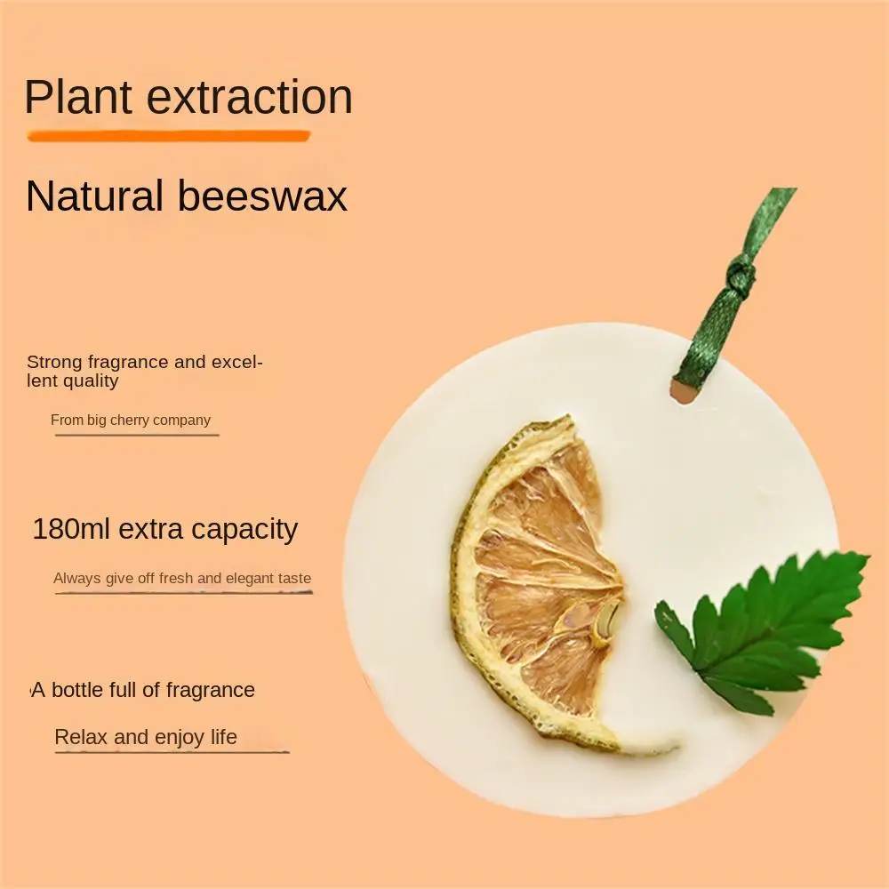 Aromatherapy Wax Tablet Natural Plant Extracts Hangable 180ml For Home Office Incense Pendant Slice Lasting Toilet Fresheners