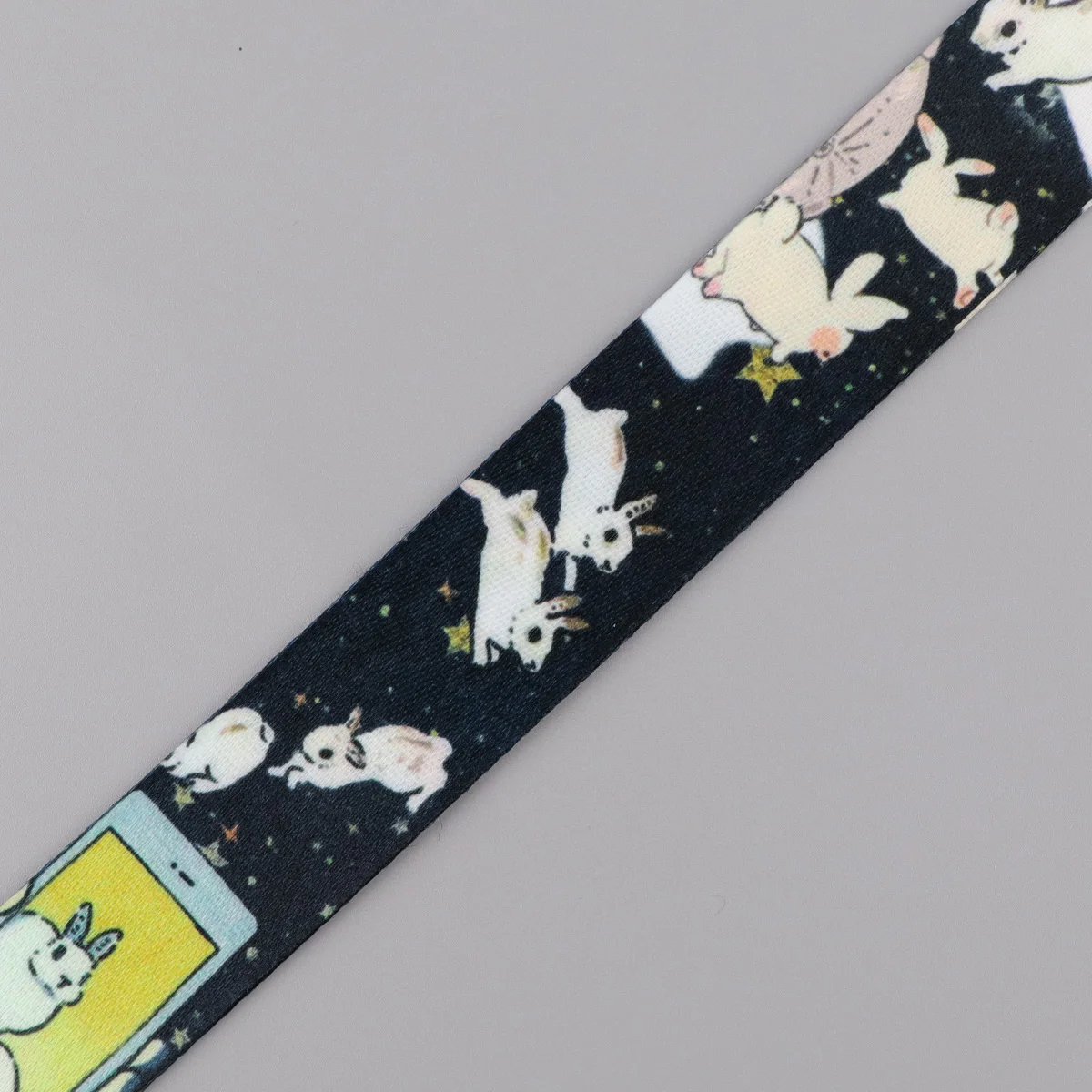 Marine Animals Lanyard Neck Strap Keychain Cute Rabbit Card Cover Badge Holder Mobile Phone Hang Rope Keyring Accessories Gifts