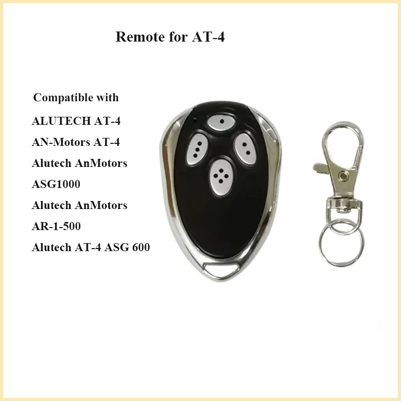 For Alutech AT-4 AR-1-500 AN-Motors AT-4 ASG1000 Remote Control 433MHz Rolling Code Gate Garage Door Remote Control 433mhz