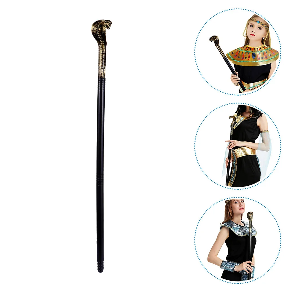 

2 Pcs Royal Staff Crown Wand King Cane Stick Scepter Halloween Decorative Make up Child