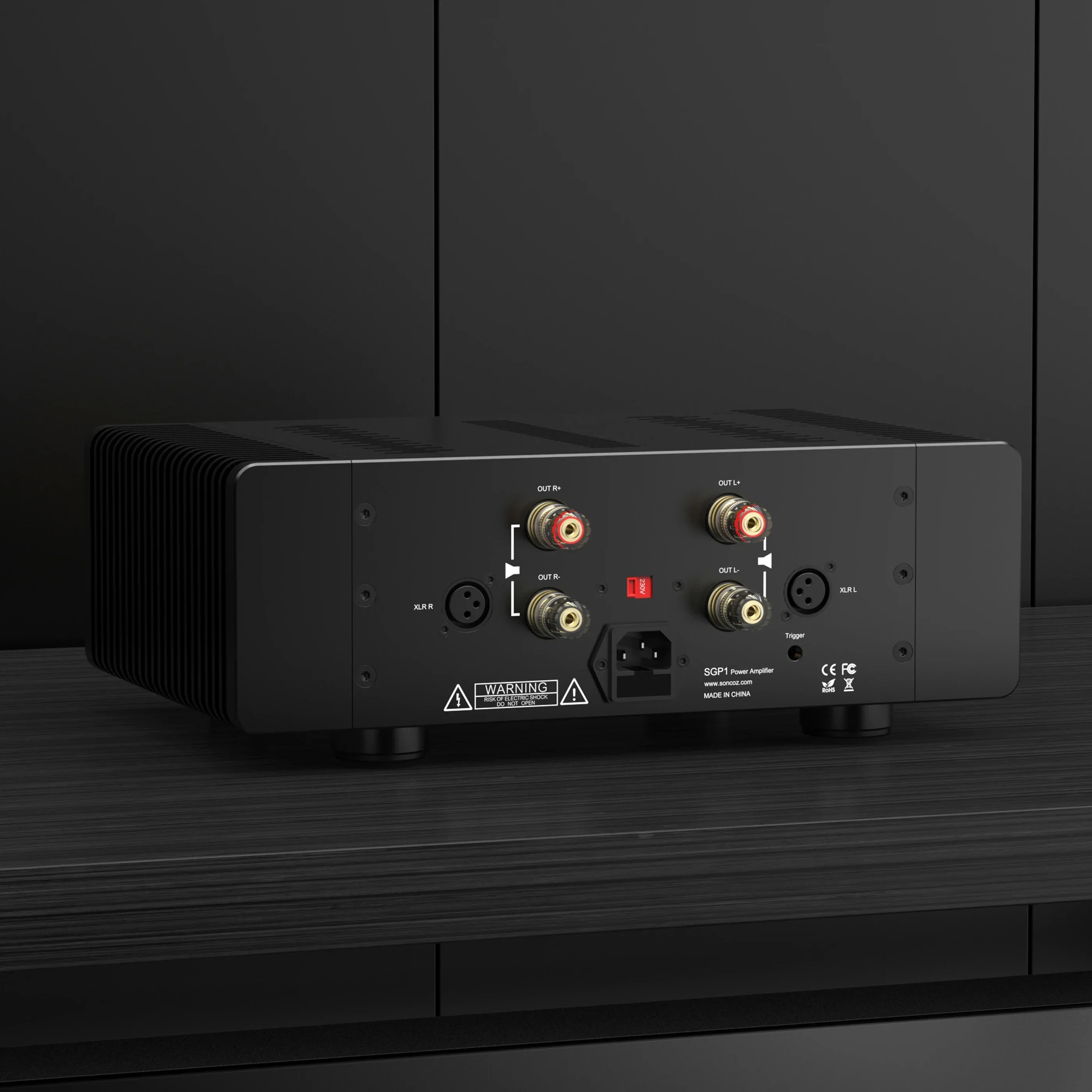 2026 SONCOZ SGP1 Class AB Reference Grade Stereo Audio Power Amplifier Multiplexed 6N OCC Single Crystal Copper Wire