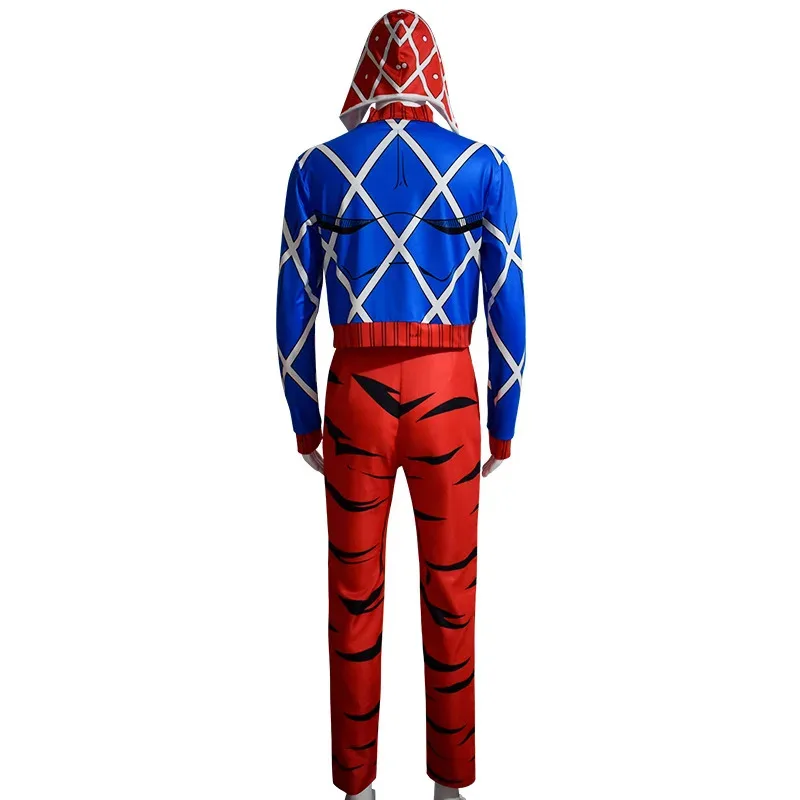 زي غيدو ميستا زي الرياح الذهبية زي حفلة الهالوين لعب الأدوار كوميك أنيمي كوسبلاي للأطفال والكبار سم؛ 5