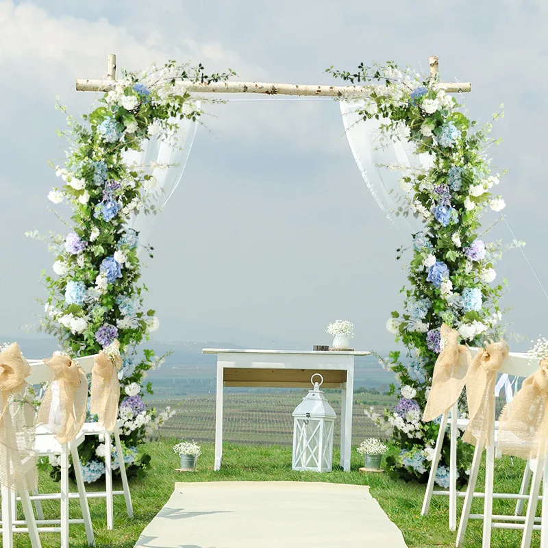 Activity arrangement arch Wedding set Welcome photo area art storefront Horn arch, stand door