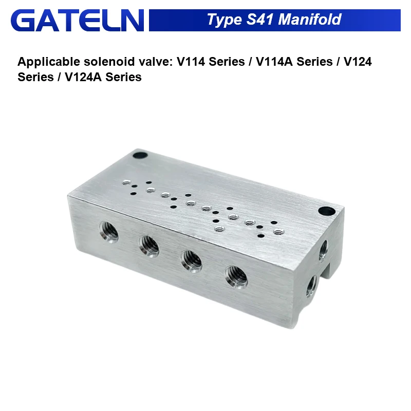 V114 V124 Solenoid Valve Base Manifold  VV100 -S41-05-M5 VV100 -S41-02-M5 VV100 -S41-03-M5 VV100 -S41-15-M5 VV100 -S41-10-M5